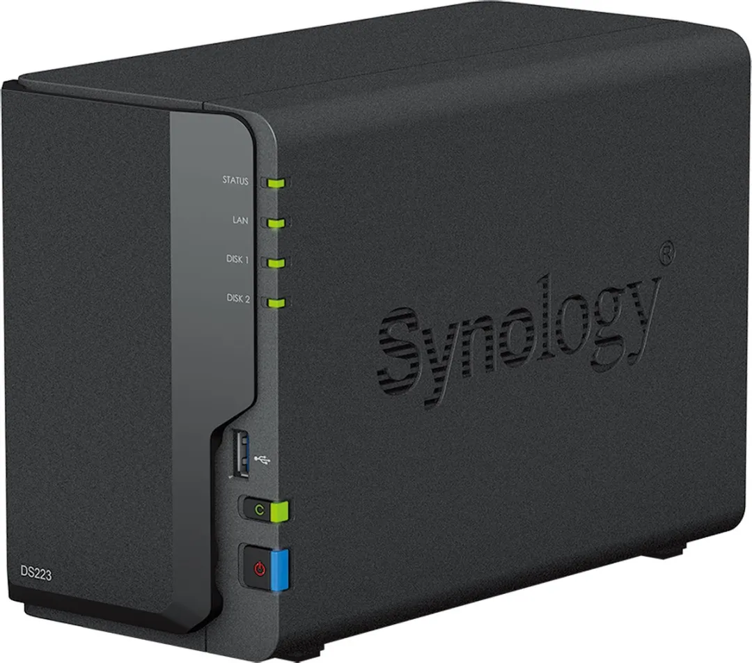 Synology DS223 NAS - 4TB (2x 2TB) - 20 IP-camera licenties