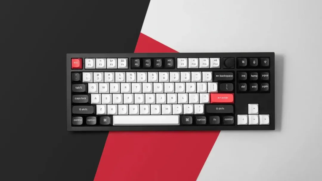 Keychron Q3 HE Q3H-M1 Nebula Switch Toetsenbord - Grijs/Roze/Zwart/Wit