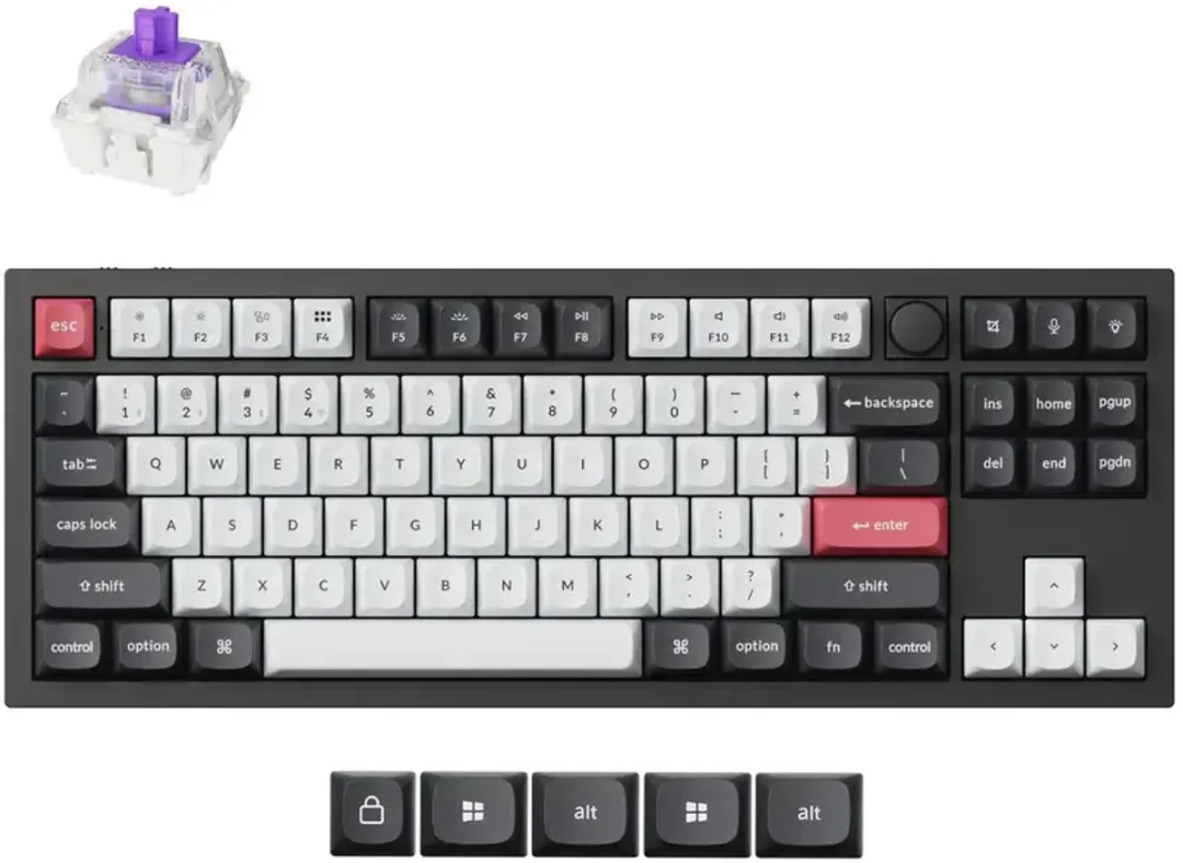 Keychron Q3 HE Q3H-M1 Nebula Switch Toetsenbord