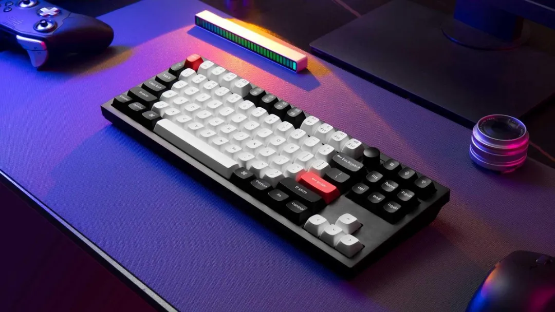 Keychron Q3 HE Q3H-M1 Nebula Switch Toetsenbord - Grijs/Roze/Zwart/Wit