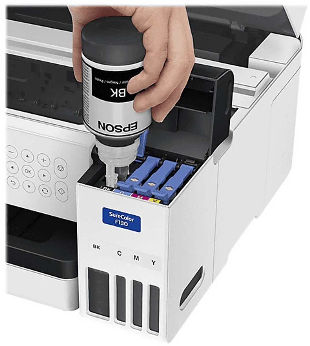 Epson SureColor SC-F100 Sublimatieprinter Wit - 4 Kleuren