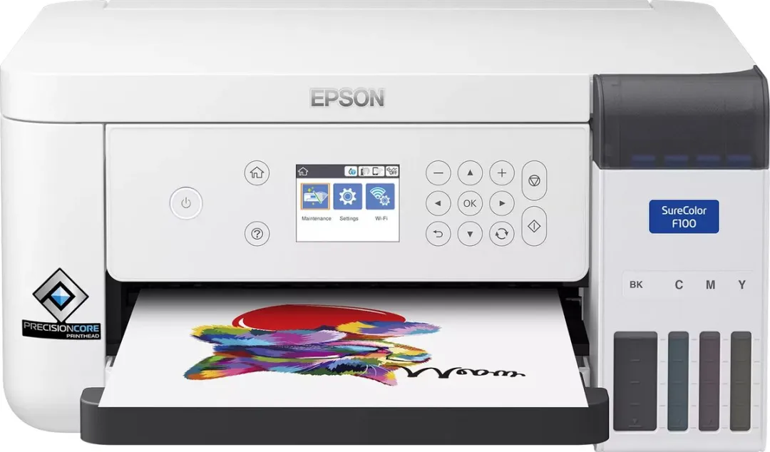 Epson SureColor SC-F100 Sublimatieprinter Wit - 4 Kleuren