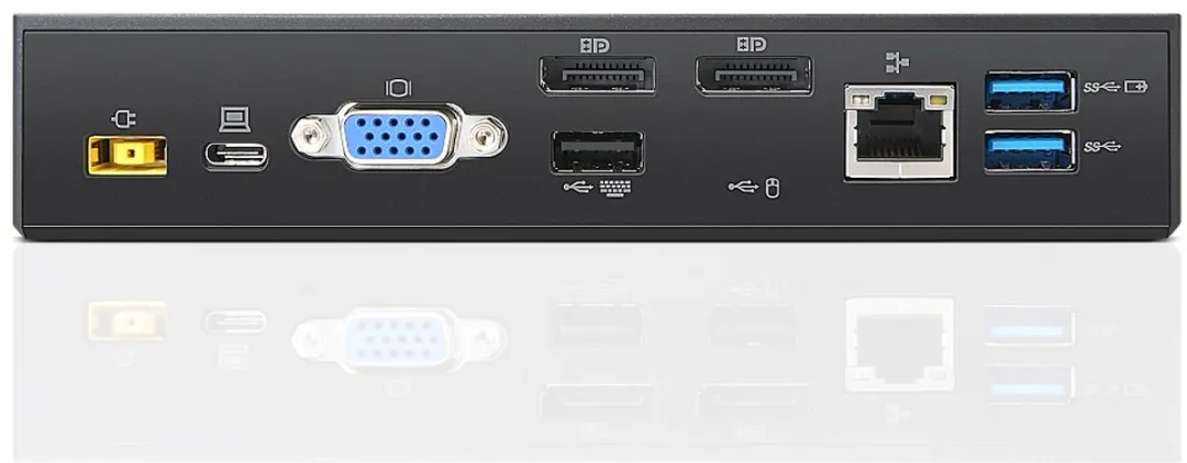 Lenovo ThinkPad 40A90090SA USB-C Adapter - Zwart - afbeelding 2 van 3