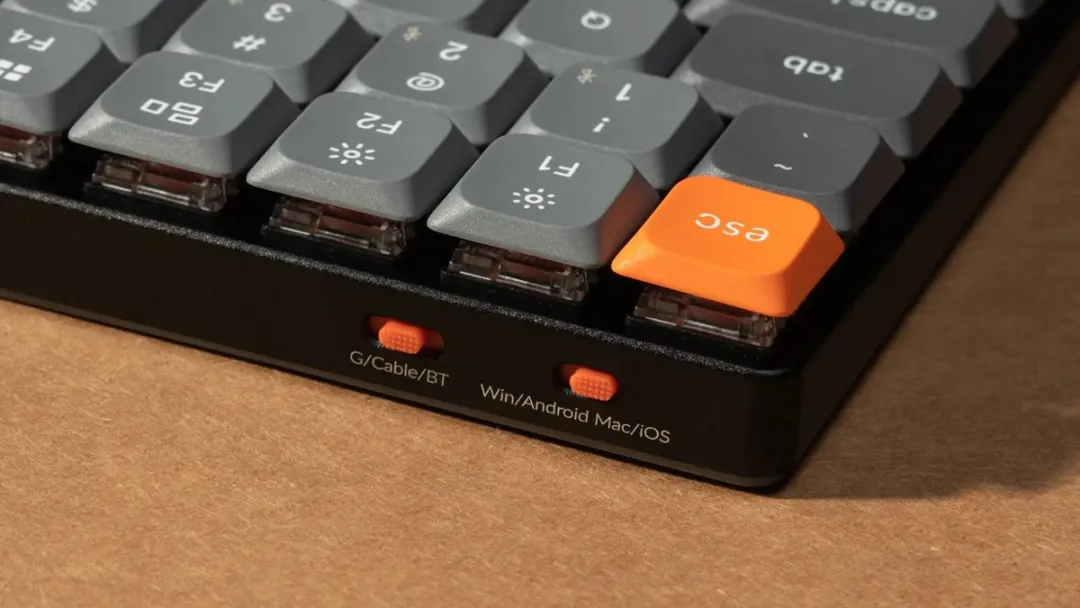 Keychron K1M-H3 Toetsenbord - Brown Switch - USB/RF/Bluetooth - Zwart