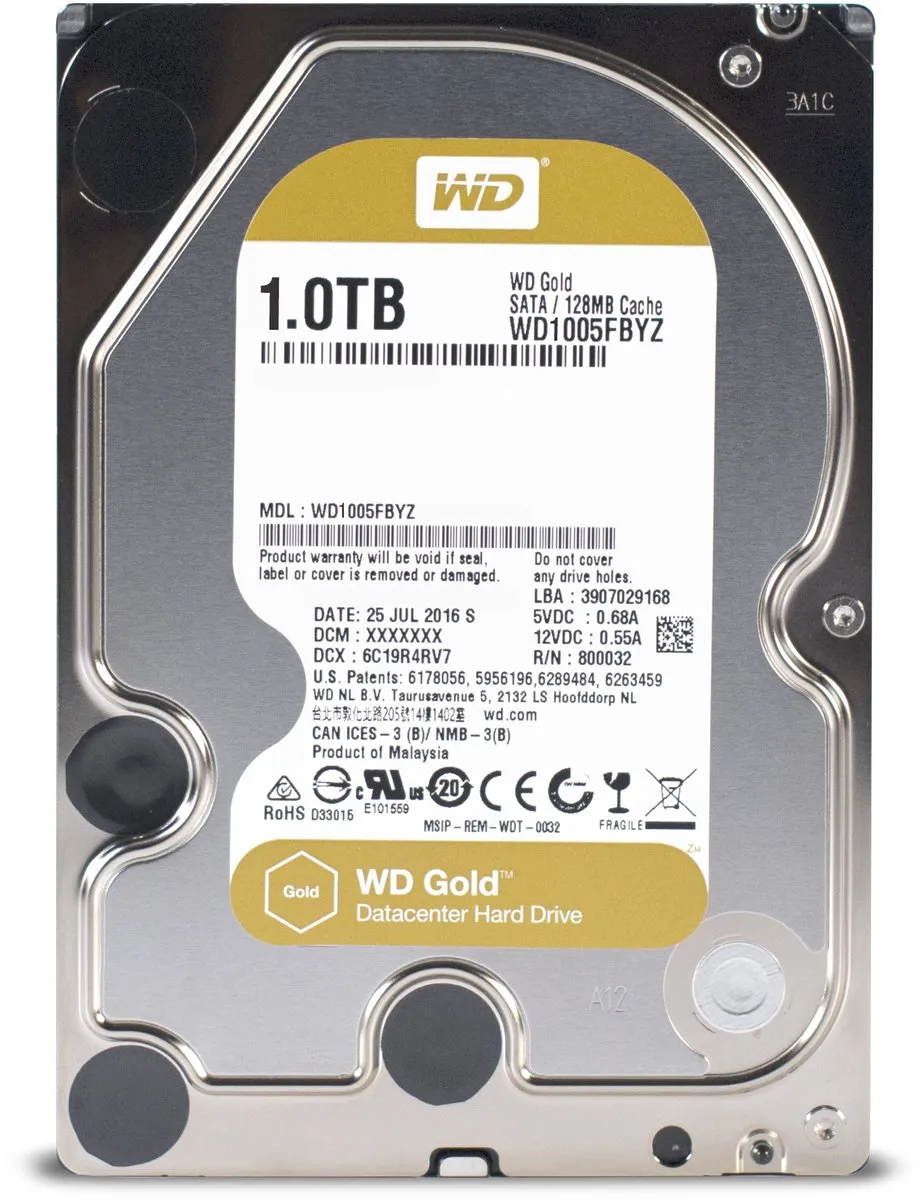 Western Digital WD1005FBYZ 3.5" HDD 1TB - 7200 RPM - afbeelding 2 van 6
