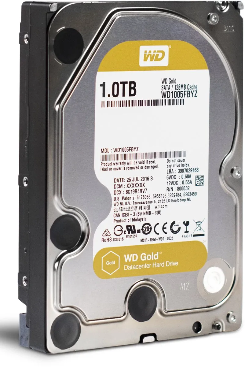 Western Digital WD1005FBYZ 3.5" HDD 1TB - 7200 RPM - afbeelding 5 van 6
