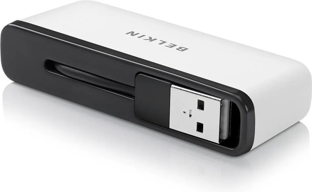 Belkin F4U021bt 4-Poorts USB Reis Hub - Grijs