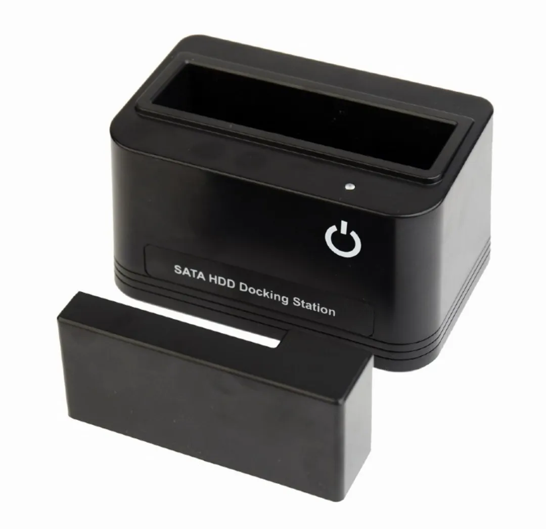 Gembird U2S-5 USB Docking Station - 2.5" & 3.5" SATA HDD/SSD - Zwart