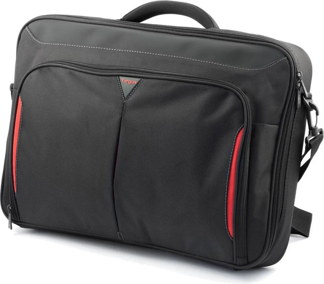 Targus Classic+ Laptoptas 17-18 Inch - Zwart/Rood