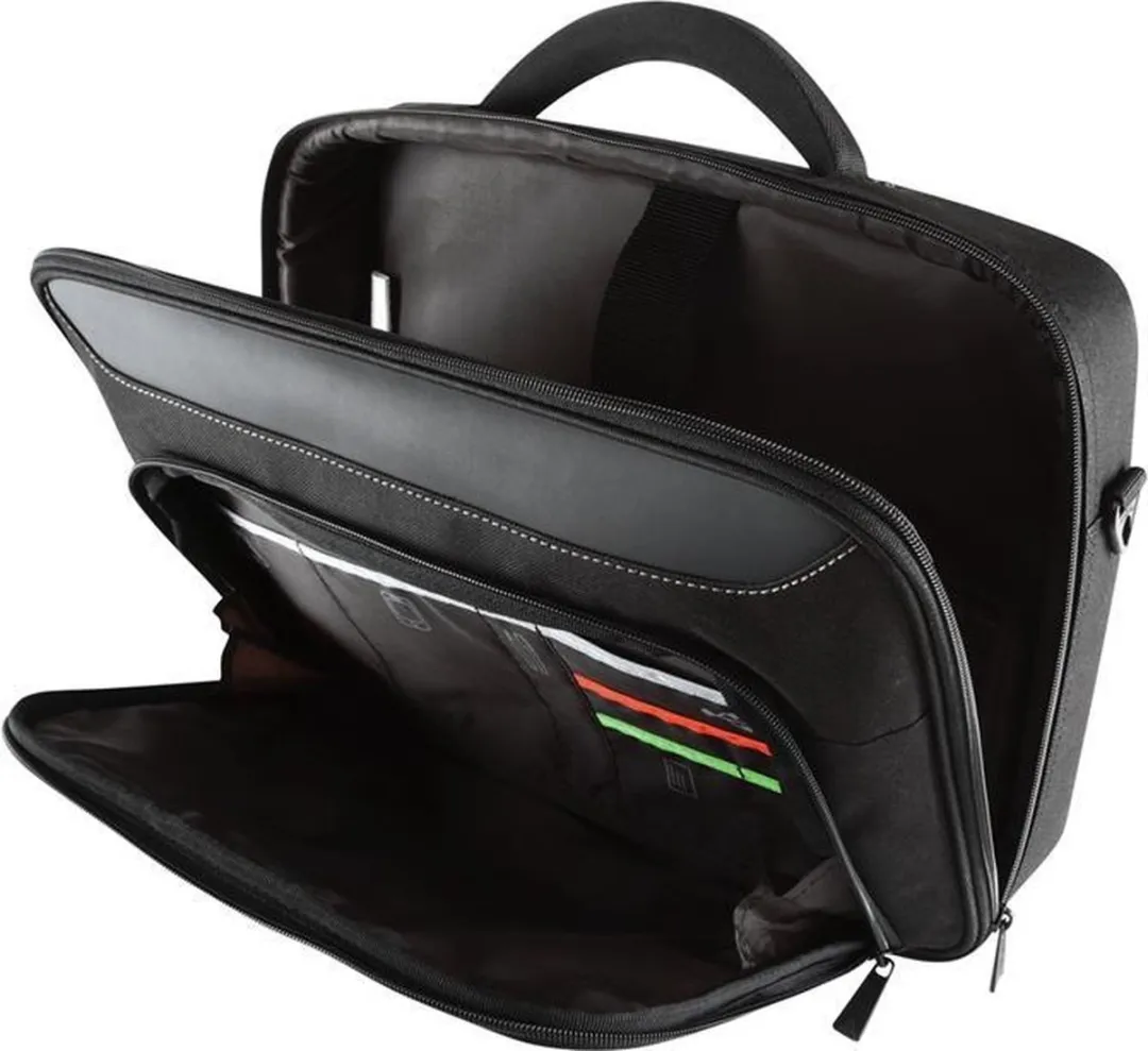 Targus Classic+ Laptoptas 17-18 Inch - Zwart/Rood