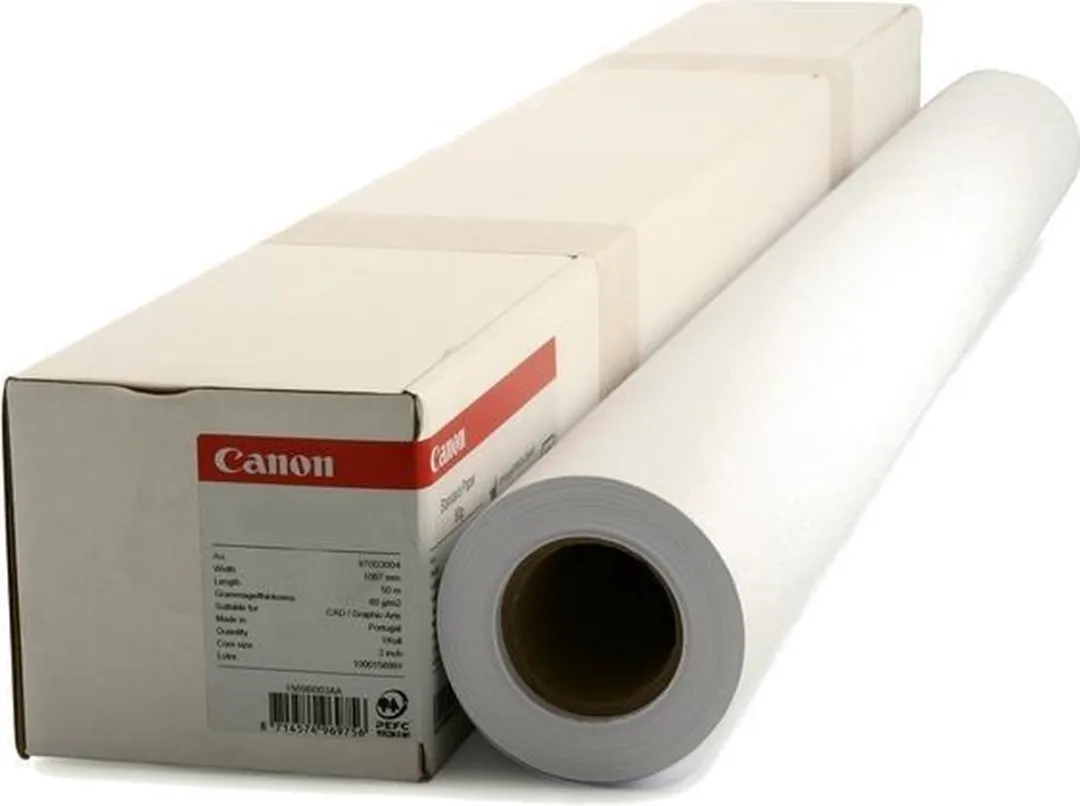 Canon Matt Coated Paper 180g 610mm x 30m - afbeelding 2 van 2