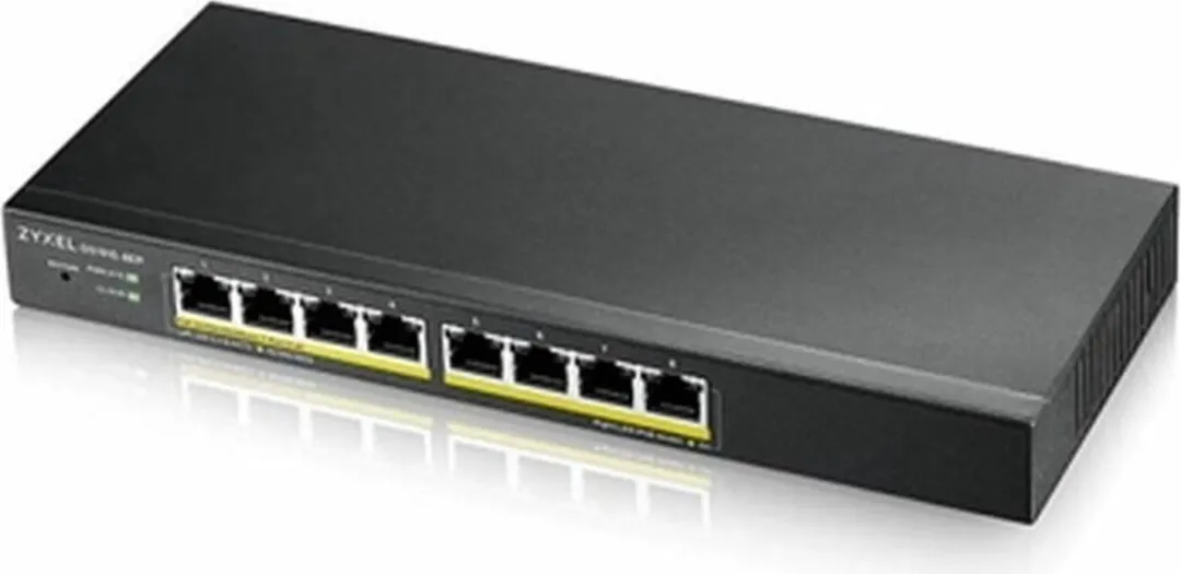 Zyxel GS1915-8EP Switch 8x PoE 60W - Zwart