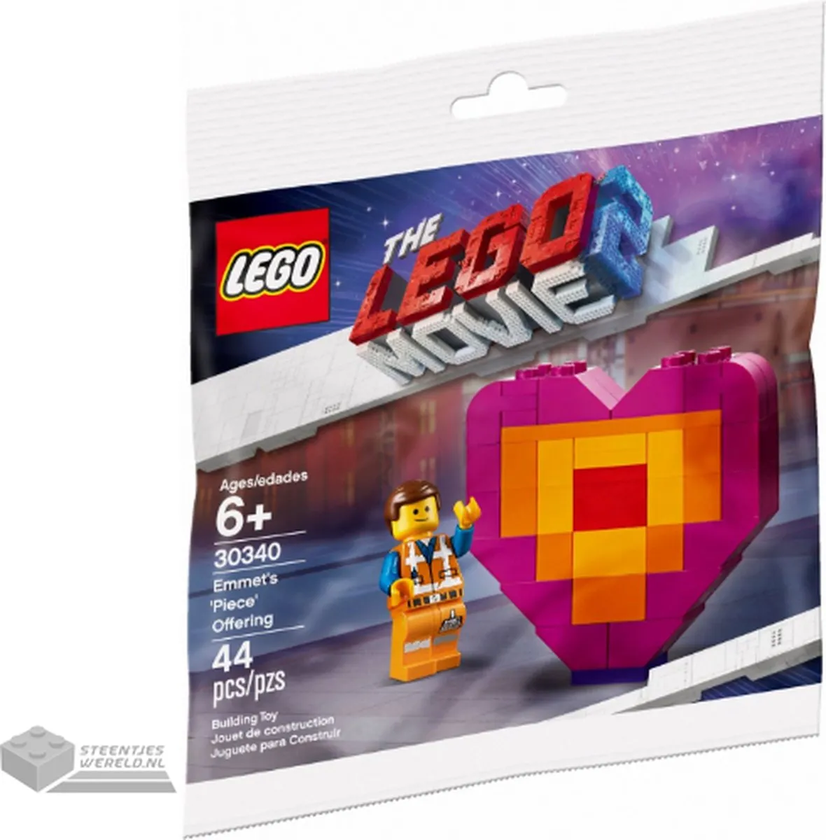 LEGO 30340 Emmet's Piece Offering - 1 Minifiguur - Multicolor