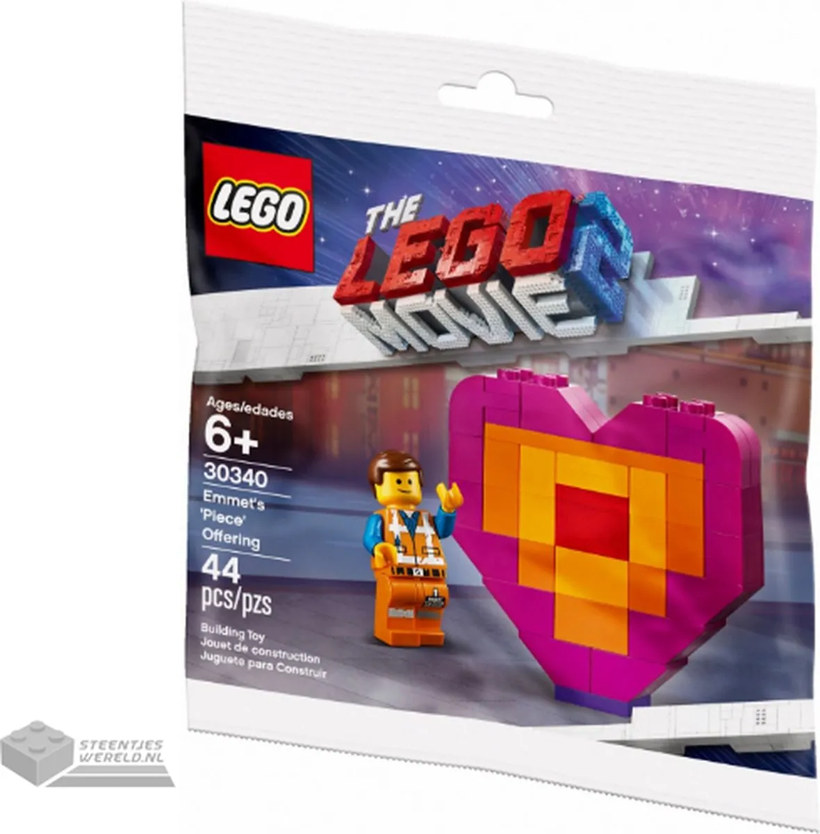 LEGO 30340 Emmet's Piece Offering - 1 Minifiguur - Multicolor