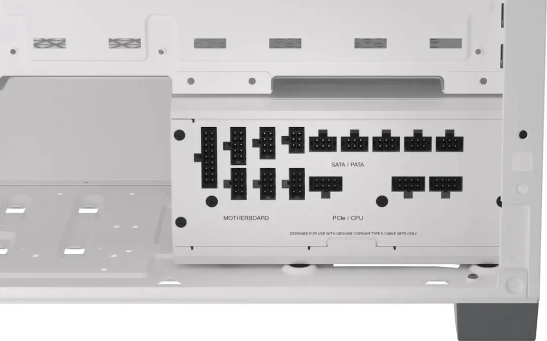 Corsair RM1000x SHIFT CP-9020275-EU Voeding 1000W - Volledig modulair - Wit - afbeelding 2 van 6