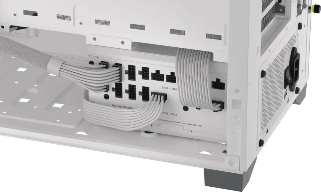 Corsair RM1000x SHIFT CP-9020275-EU Voeding 1000W - Volledig modulair - Wit - afbeelding 3 van 6