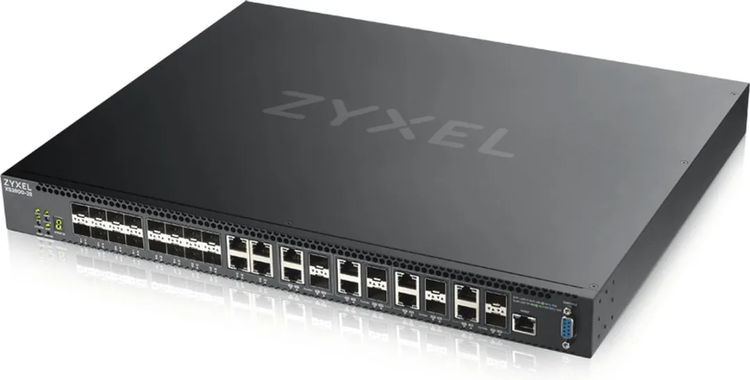 Zyxel XS3800-28 Managed Switch 10G - 4 Poorten - Zwart