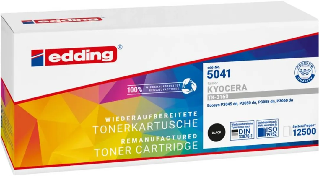 edding Toner EDD-5041 Zwart - 12.500 Pagina's