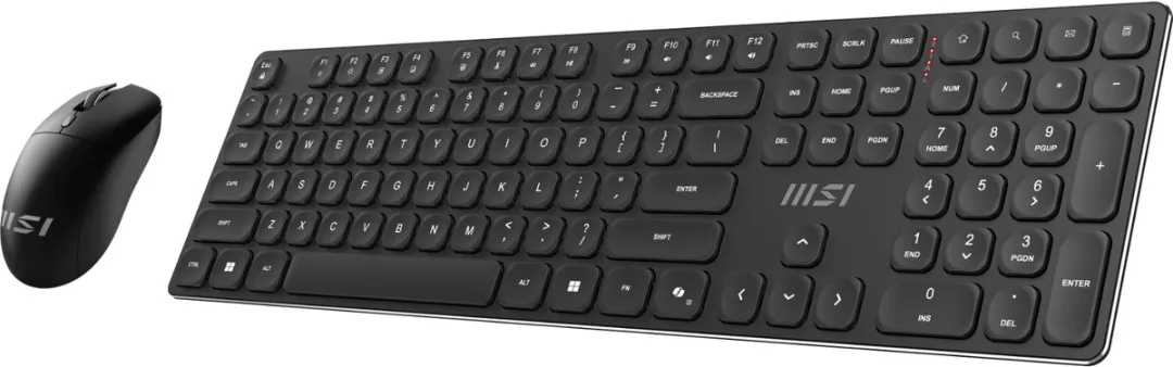 MSI Forge K210 Wireless Combo - Toetsenbord en Muis Zwart