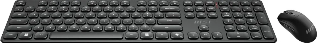 MSI Forge K210 Wireless Combo - Toetsenbord en Muis Zwart