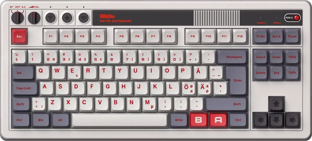 8BitDo Mechanical Keyboard N Ed. ISO (NORD) - Nordisch