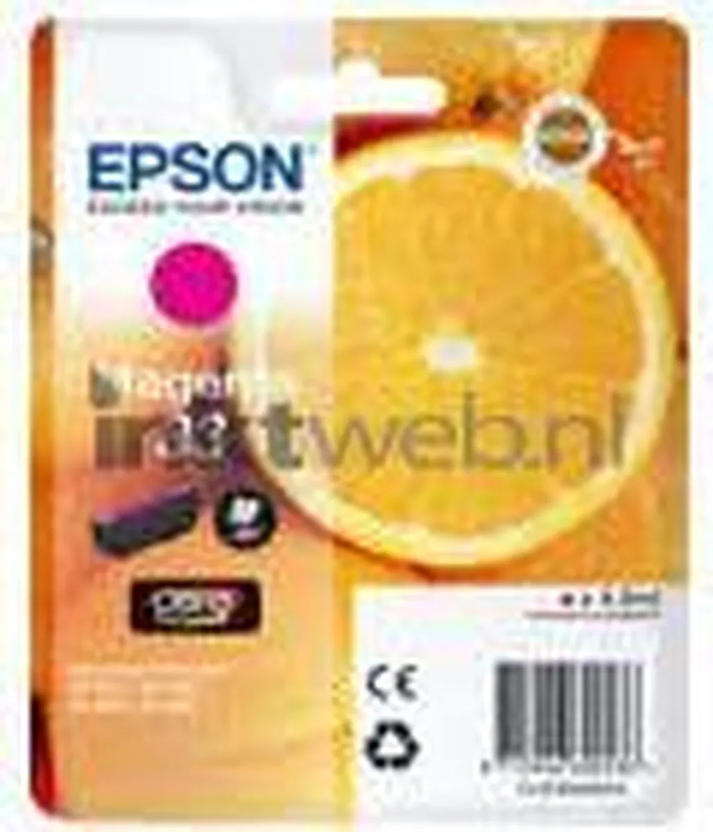Epson Claria Premium Magenta C13T33434010 - 300 pagina's