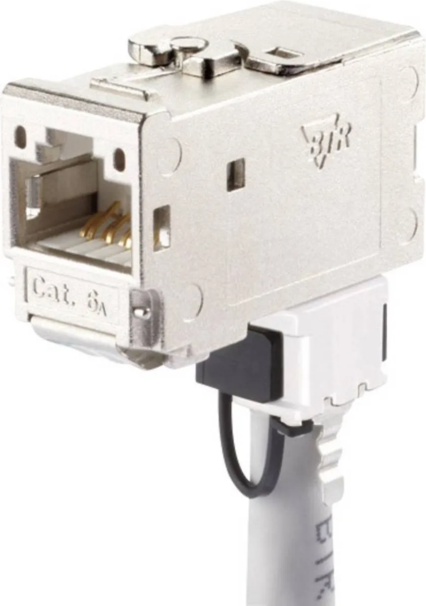 Metz Connect 130898-01-I Coax-inbouwmodule - Kleurloos