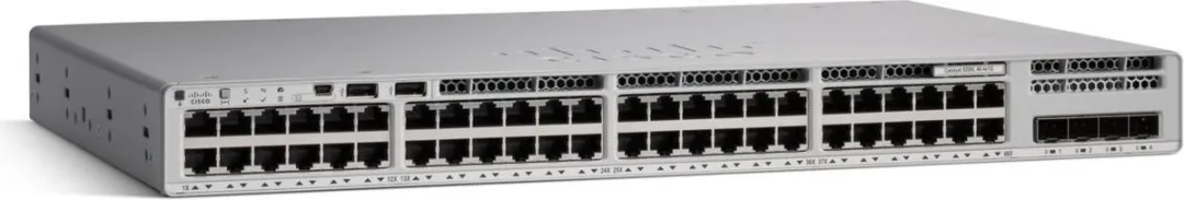 Cisco Catalyst C9200-48P-E Netwerk Switch - 48 Poorten - L3 - Grijs