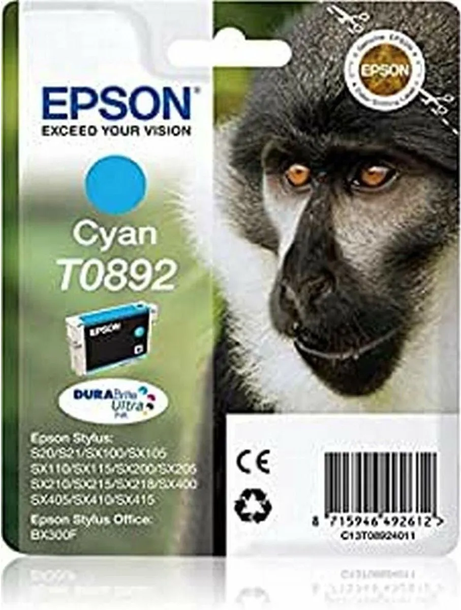 Epson T0892 Cyaan Inktcartridge 3.5ml
