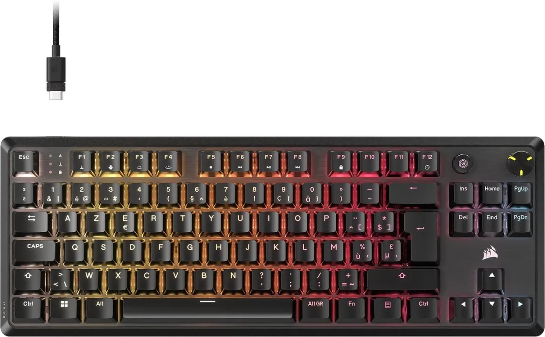 Corsair K70 CORE TKL CH-911911E-BE Gamingtoetsenbord - Zwart