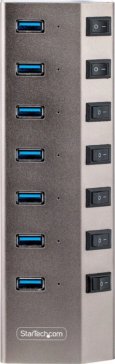 Startech 5G7AIBS-USB-HUB-EU USB Hub - Grijs - afbeelding 6 van 6