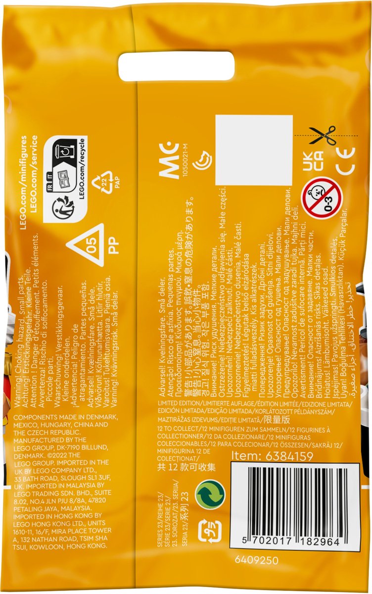 LEGO 71034 Minifigures Serie 23 (Verrassingszakje, 1 Minifiguur per verpakking)