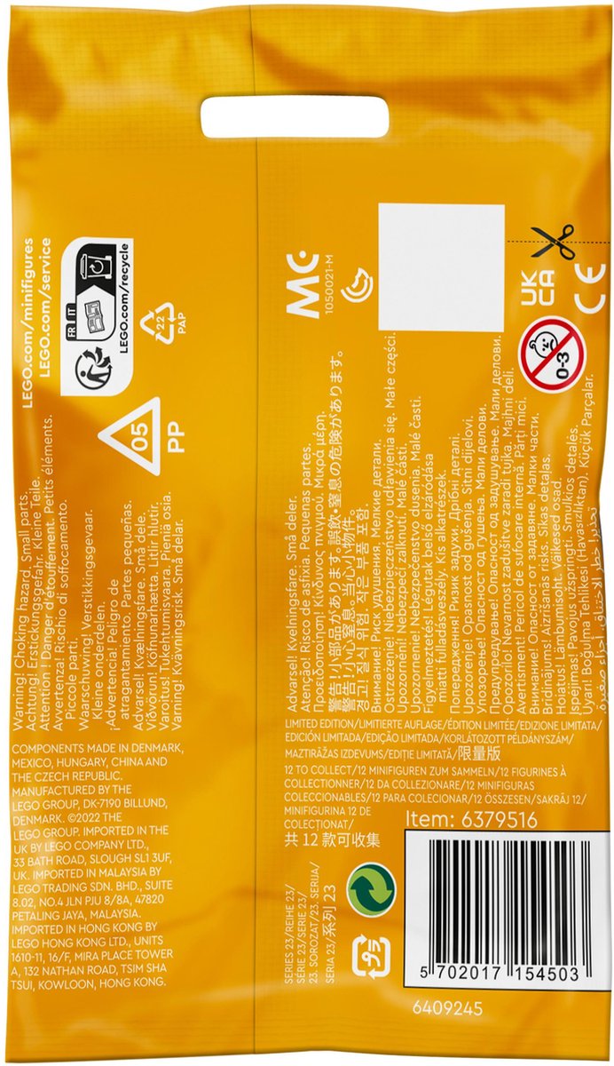 LEGO 71034 Minifigures Serie 23 (Verrassingszakje, 1 Minifiguur per verpakking)