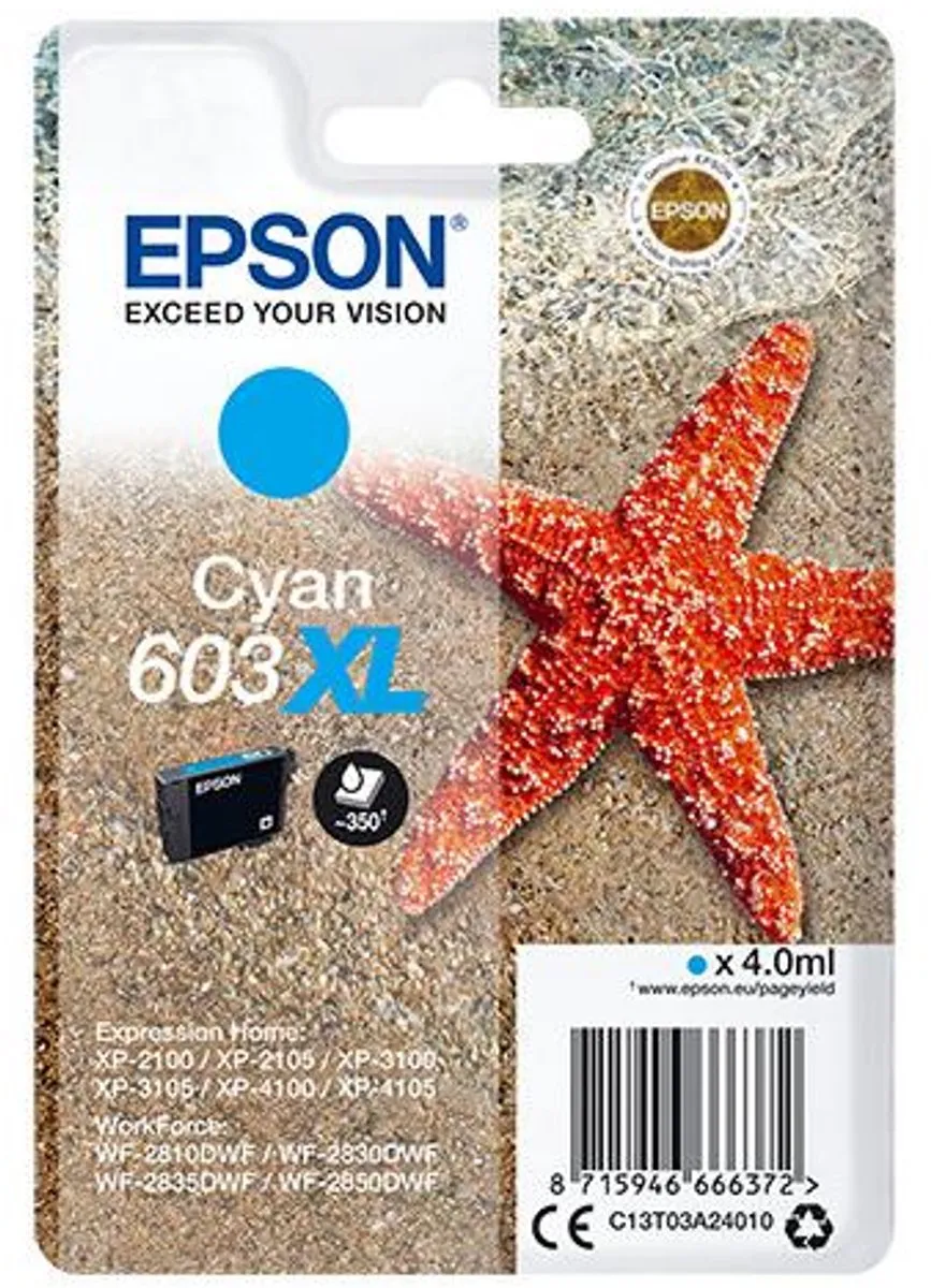 Epson C13T03A24020 XL Cartridge - 4.0ml
