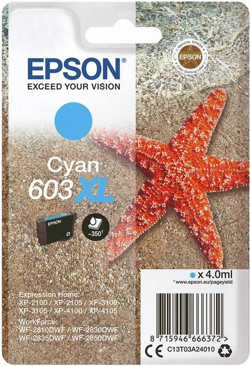 Epson C13T03A24020 XL Cartridge - 4.0ml