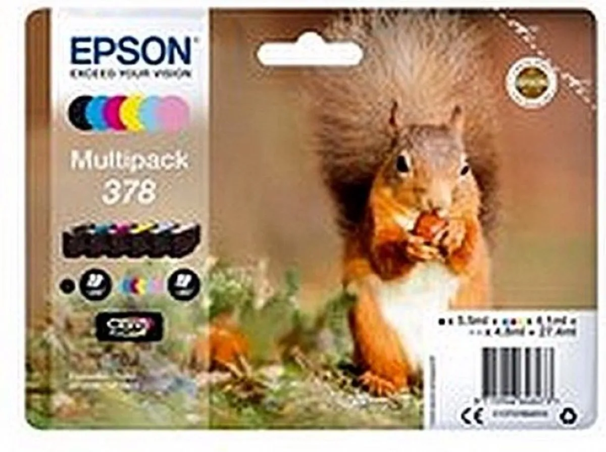 Epson Multipack 378 Inktcartridges - 2040 pagina's - Multi