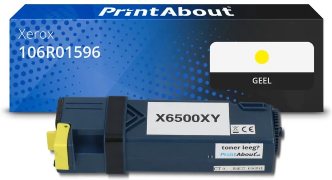 PrintAbout Xerox 106R01596 Toner Geel - 3.000 Pagina's