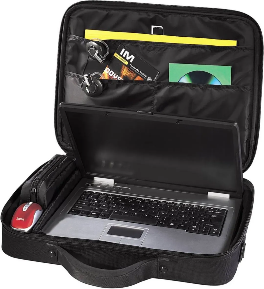 Hama Notebook-tas Miami 00101759 - 17,3" - Zwart