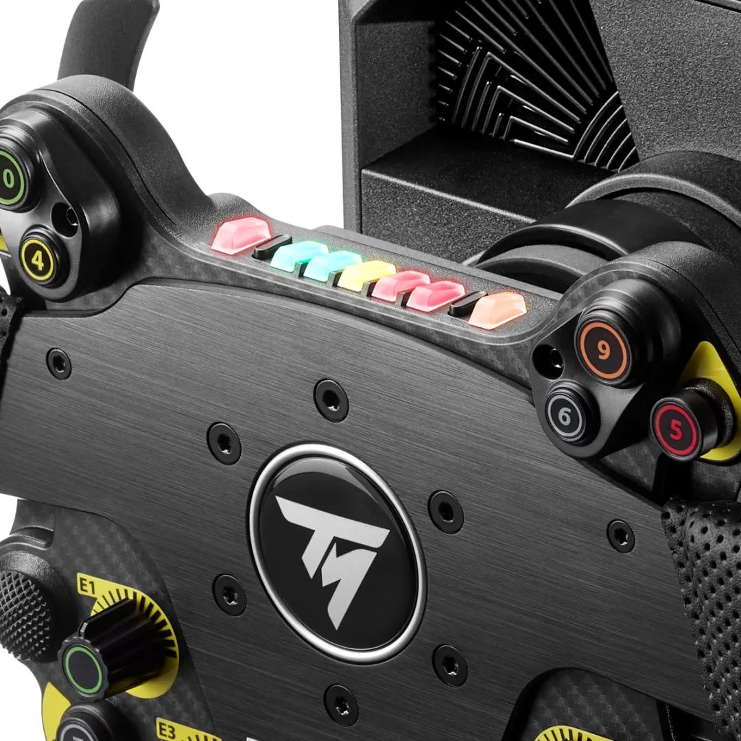 Thrustmaster EVO Racing 31U Leather – Afneembaar "U"-Vormig Racestuur met EVO Hub – 25 Knoppen & LED's – PS5, Xbox & PC