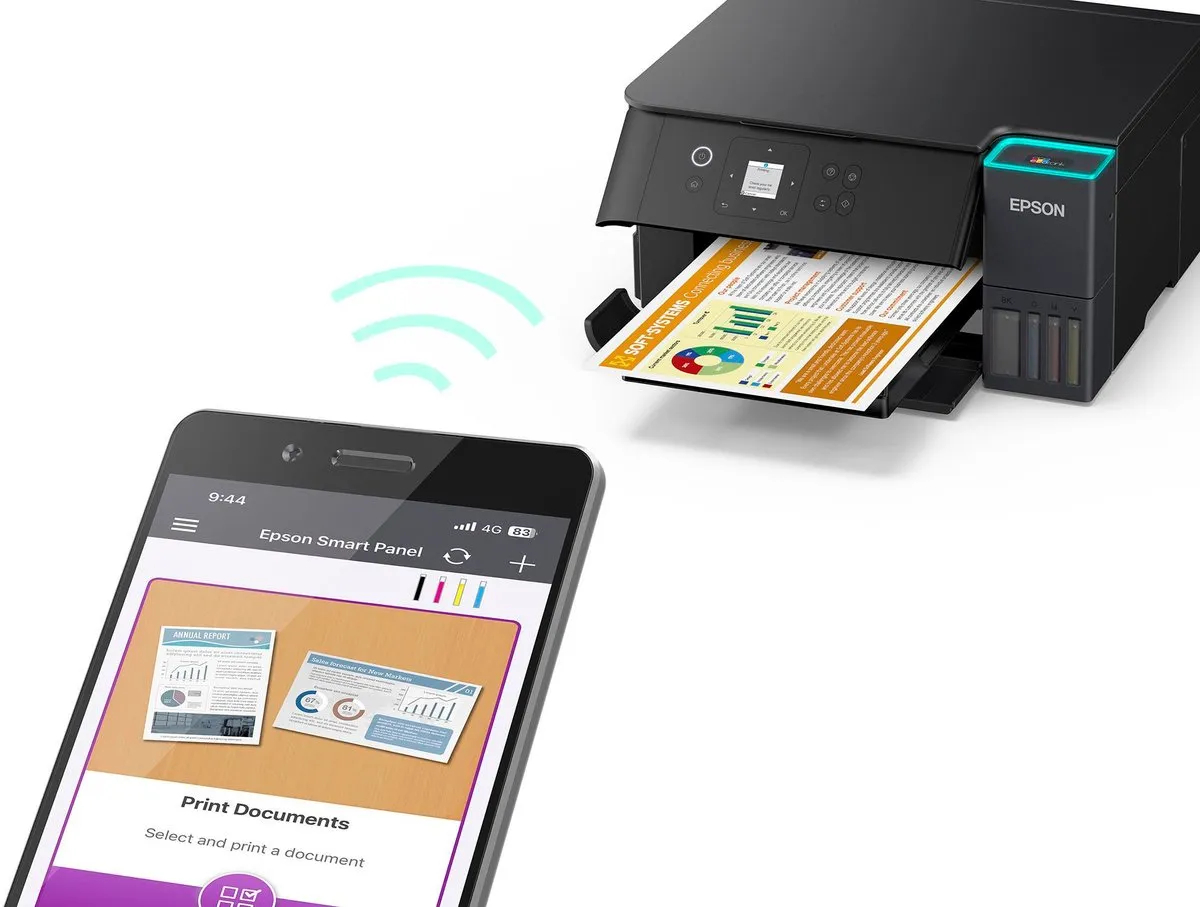 Epson EcoTank ET-2951 Inkjetprinter - 4 Kleuren - Zwart