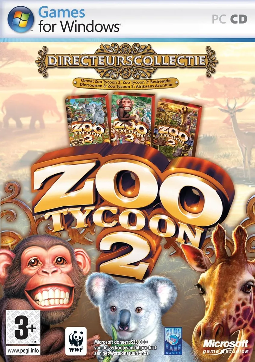 Xbox Zoo Tycoon 2 Zookeeper Collection