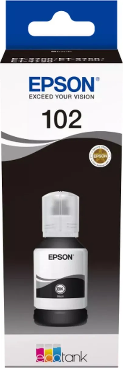 Epson T102 Multipak Inktcartridges - 2x Zwart + Cyaan/Magenta/Geel