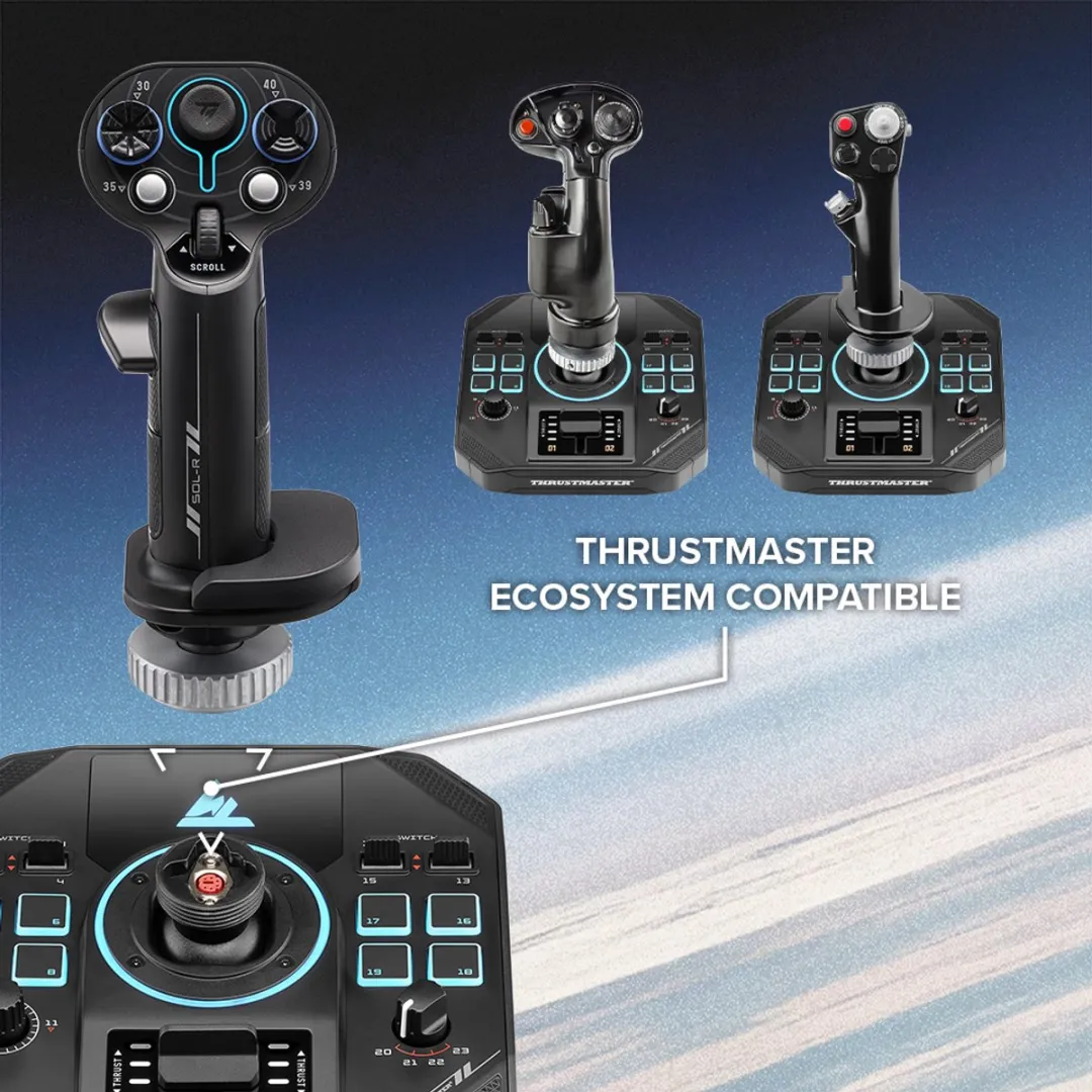 Thrustmaster Sol-R 5 Base Joystickvoet - 23 Knoppen - RGB - H.E.A.R.T. - 2960948
