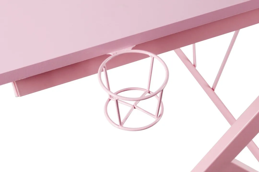 Deltaco PT85 Game Bureau - Metalen Poten - Inclusief Headsethouder - Roze