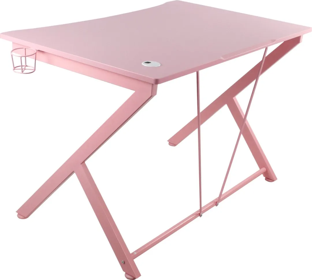 Deltaco PT85 Game Bureau - Metalen Poten - Inclusief Headsethouder - Roze
