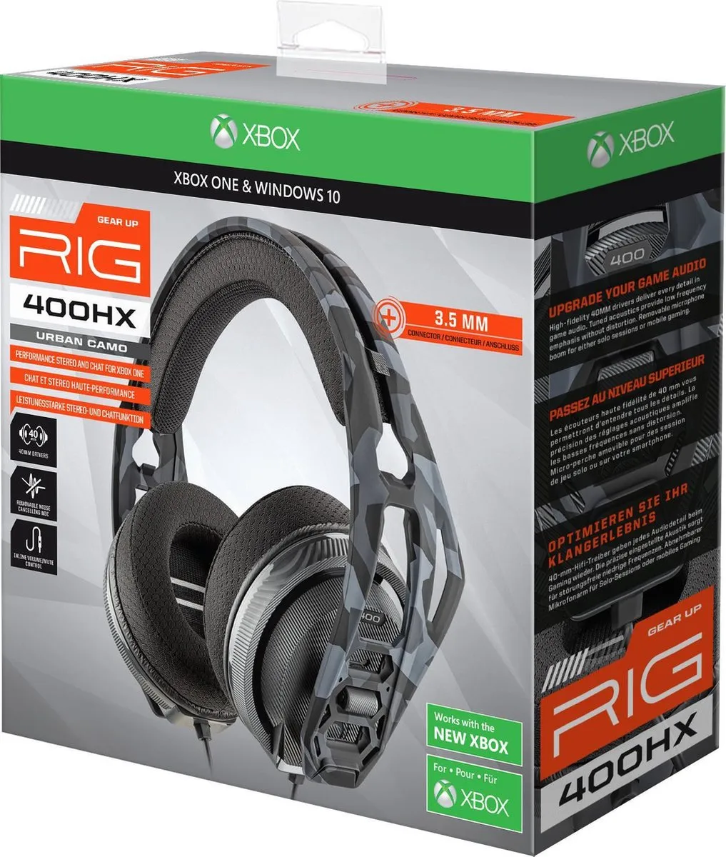 Nacon RIG 400HX Gaming Headset - Xbox Series X|S - Camouflage - afbeelding 6 van 6