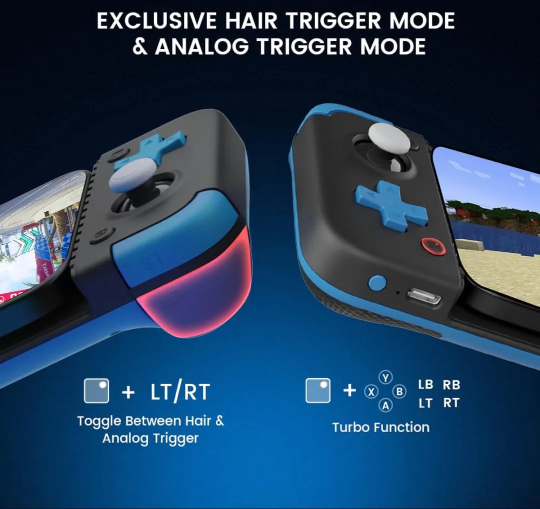 Gamesir X2s Bluetooth Controller - Blauw/Zwart