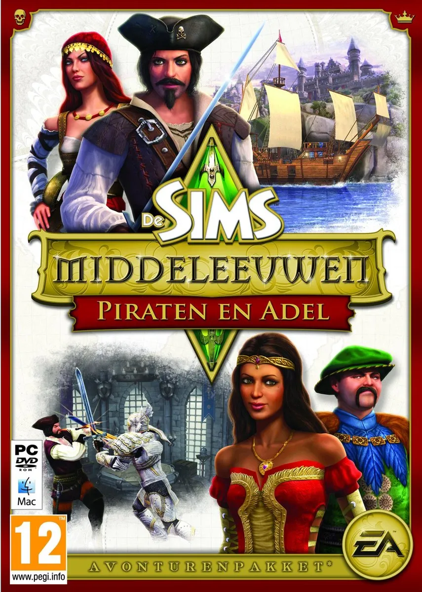 Electronic Arts De Sims Middeleeuwen Piraten en Adel