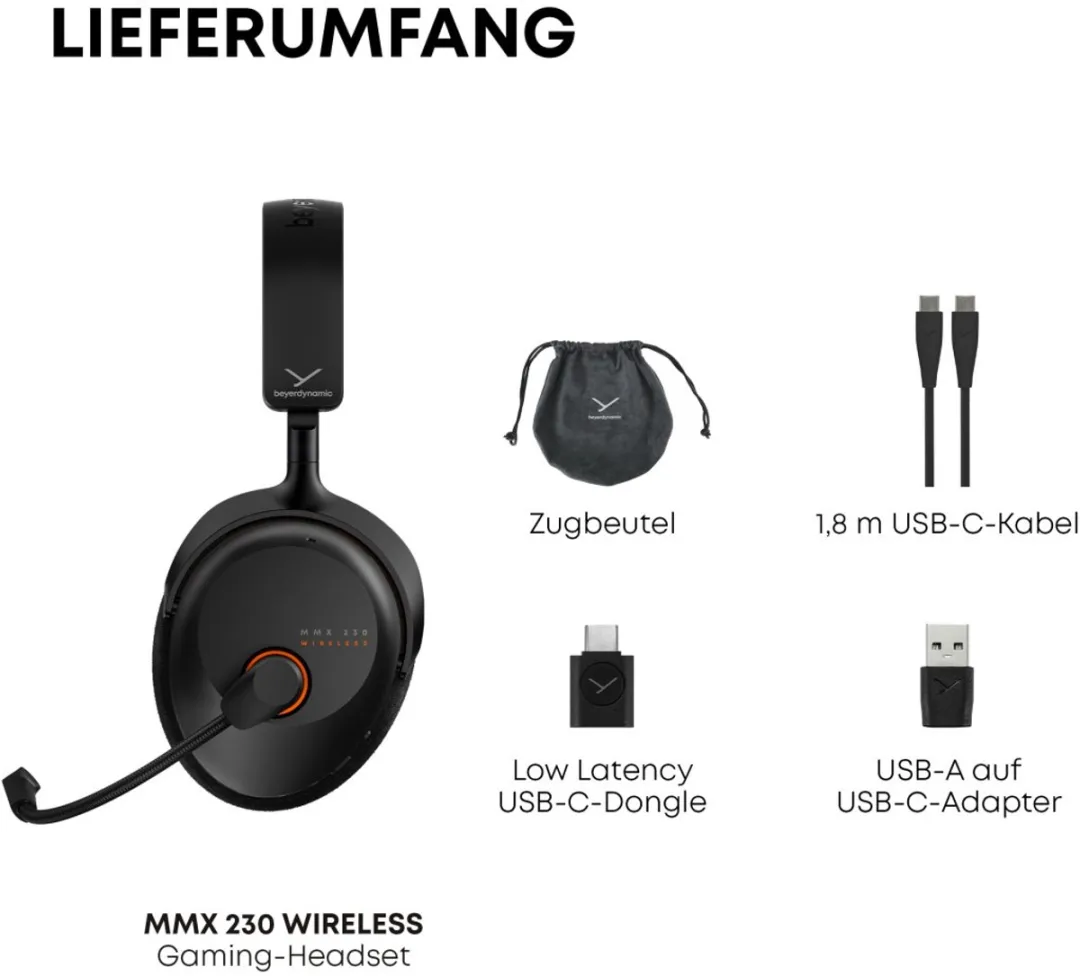 Beyerdynamic MMX 230 - Draadloze Gaming Headset - closed-back - Wit - voor PS5, Xbox, Switch en PC