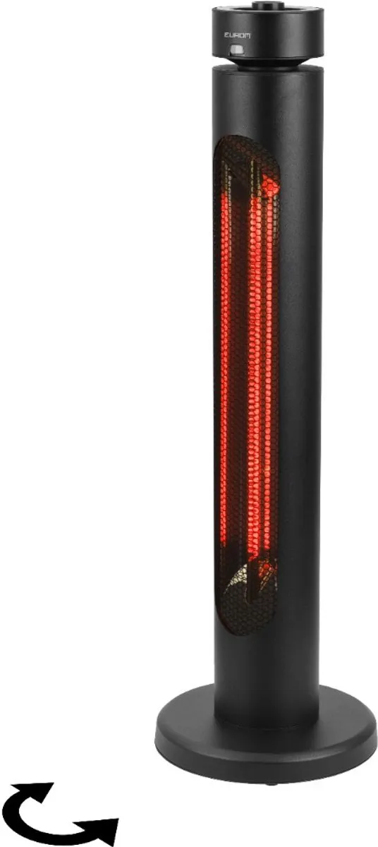 Eurom Golden 2000 Shadow Tower - 2000 Watt - Zwenken - Afstandsbediening